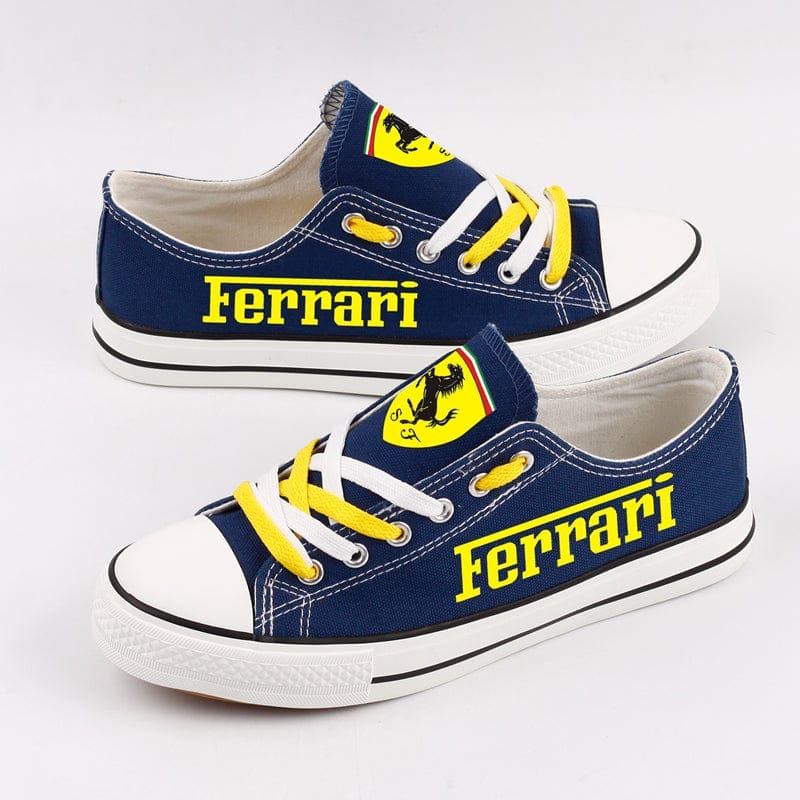 Ferrari Canvas Sneakers Shoes For Men Women Fans 1 Ferrari Canvas Sneakers Shoes For Men Women Fans
