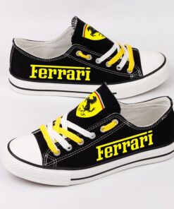 Alternative view of Ferrari Canvas Sneakers Shoes For Men Women Fans