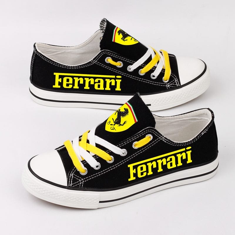 Ferrari Canvas Sneakers Shoes For Men Women Fans 2 Ferrari Canvas Sneakers Shoes For Men Women Fans - Image 2