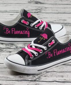 Flamingo Canvas Sneakers Shoes For Men Women Fans