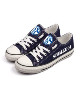 Football Club Gelsenkirchen Schalke Low Top Canvas Sport Sneakers Shoes For Men Women Fans
