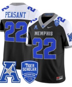 Frank Peasant Jersey #22 Memphis Tigers 2025 Vapor Limited Stitched Black Alter