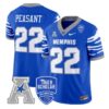 Frank Peasant Jersey #22 Memphis Tigers 2025 Vapor Limited Stitched Royal 3 FrankPeasantJersey 22MemphisTigers2025VaporLimitedStitchedRoyal