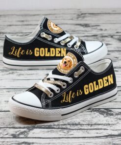 GOLDEN RETRIEVER Canvas Sneakers Shoes For Men Women Fans