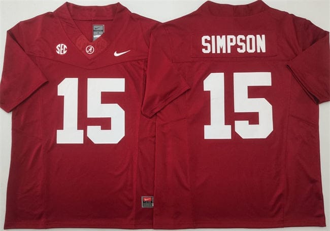 Georgia Bulldogs #15 Ty Simpson Jersey F.U.S.E. Football Stitched 2 Georgia Bulldogs #15 Ty Simpson Jersey F.U.S.E. Football Stitched - Image 2