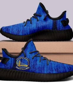 Alternative view of Golden State Warriors NBA 350v Yeezy Sneakers For Men Women Fans