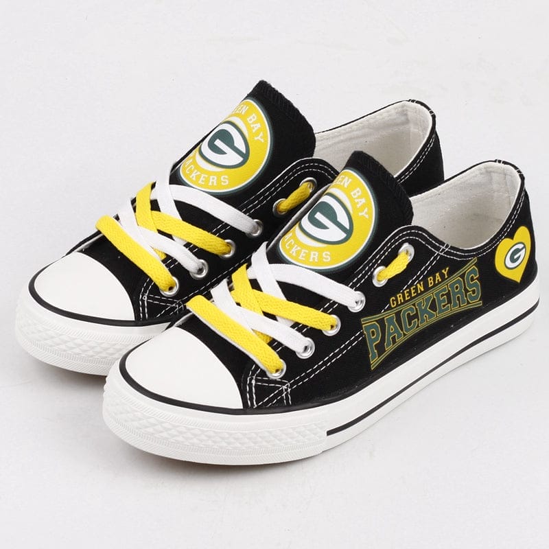 Green Bay Packers Low Top Canvas Sport Sneakers Shoes For Men Women Fans 1 Green Bay Packers Low Top Canvas Sport Sneakers Shoes For Men Women Fans
