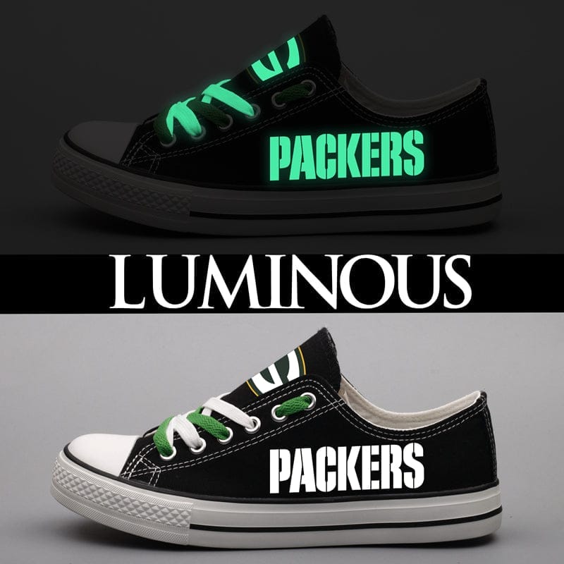 Green Bay Packers Low Top Canvas Sport Sneakers Shoes For Men Women Fans 3 Green Bay Packers Low Top Canvas Sport Sneakers Shoes For Men Women Fans - Image 3