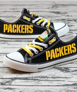 Green Bay Packers Limited Print NFL Students Low Top Canvas Shoes Sport Sneakers 4 ed27d892 993e 44ea 82a5 f38db39c13dc