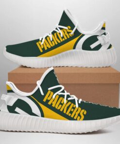 Green Bay Packers NFL 350v Yeezy Sneakers For Men Women Fans