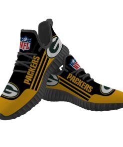 Green Bay Packers Sneaker Shoes NFL Yellow V4 edf6a1dd bc06 4643 908a be13f73a24db
