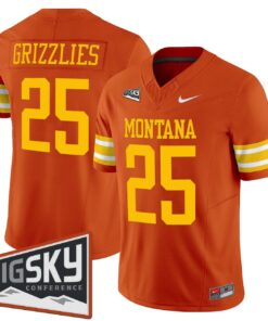 Alternative view of Grizzlies Jersey #25 Montana Grizzlies 1995 Throwback Vapor Limited Stitched