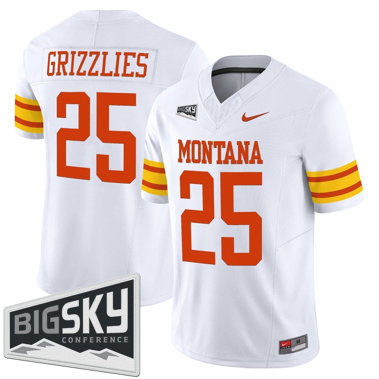 Grizzlies Jersey #25 Montana Grizzlies 1995 Throwback Vapor Limited Stitched - Image 3