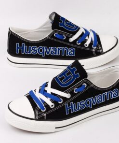 HUSQVARNA Canvas Sneakers Shoes For Men Women Fans