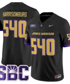 Alternative view of Harrisonburg Jersey #540 James Madison Dukes 2025 Vapor Limited Stitched