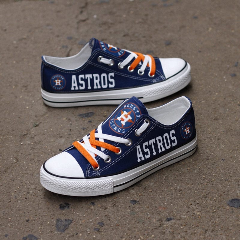 Houston Astros Limited Print Low Top Canvas Shoes Sport Sneakers For Men Women Fans - Image 5