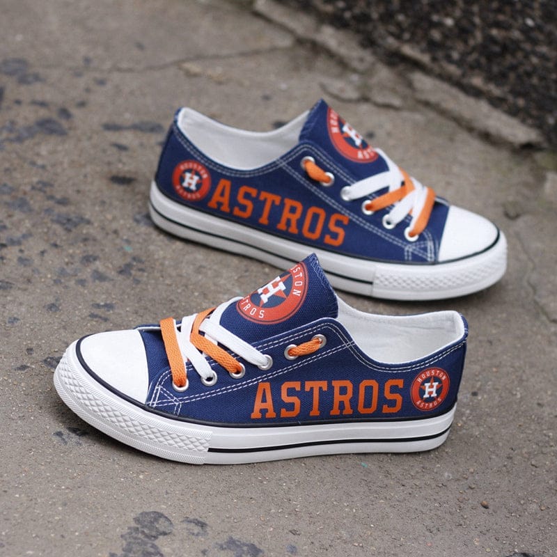 Houston Astros Limited Print Low Top Canvas Shoes Sport Sneakers For Men Women Fans - Image 3