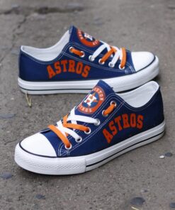 Houston Astros Limited Print MLB Students Low Top Canvas Shoes Sport Sneakers 2 51ac080b 86c3 43ae 894e 3189fe2563fd