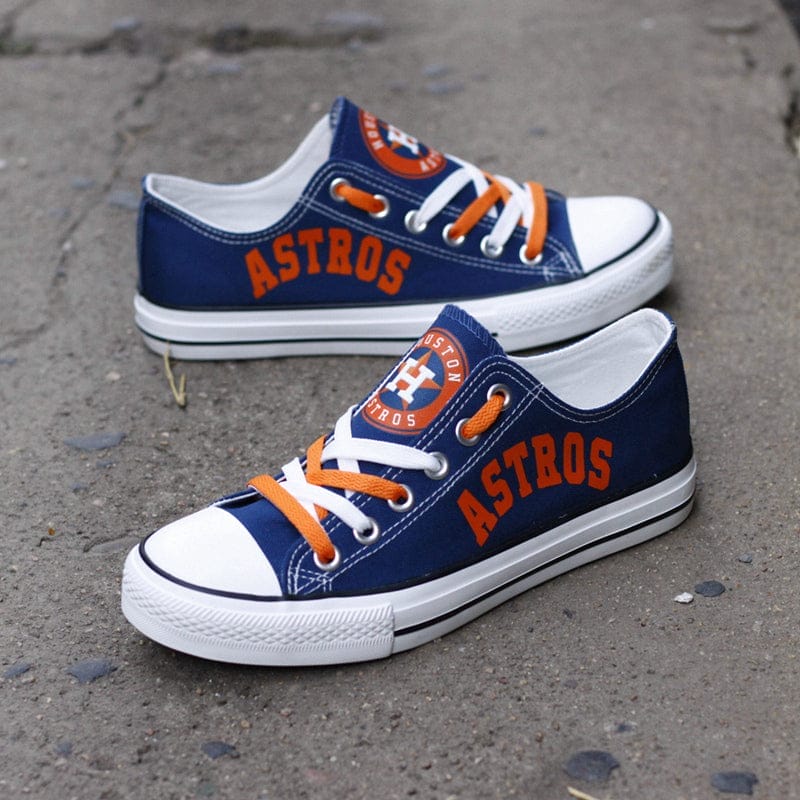 Houston Astros Limited Print Low Top Canvas Shoes Sport Sneakers For Men Women Fans - Image 4