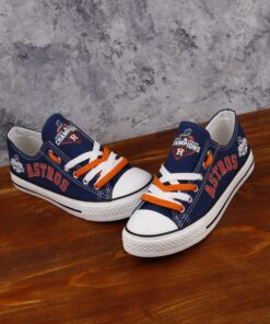 Houston Astros Limited Print Low Top Canvas Shoes Sport Sneakers For Men Women Fans