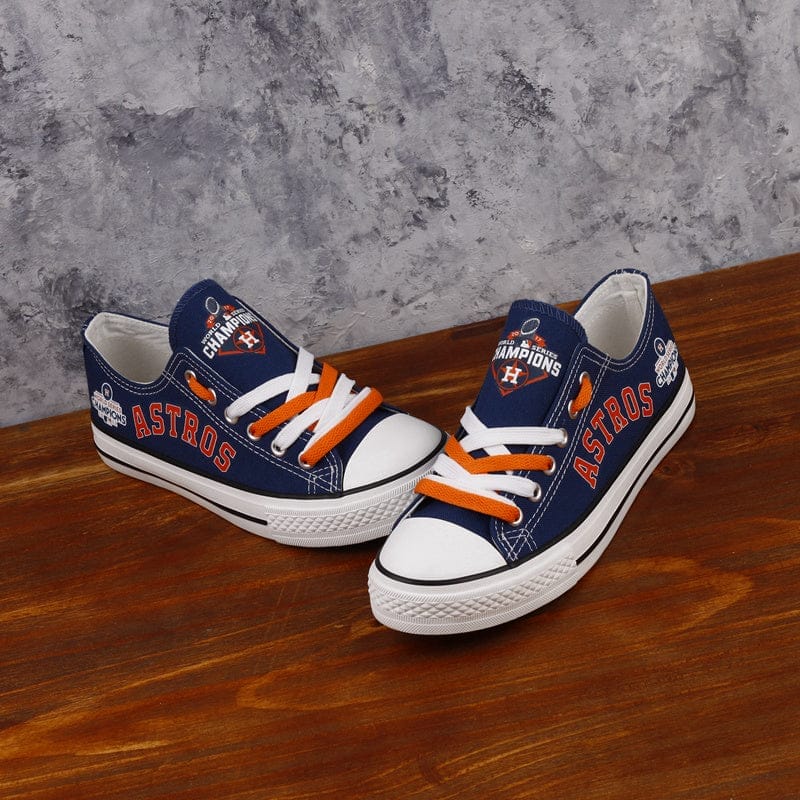 Houston Astros Limited Print Low Top Canvas Shoes Sport Sneakers For Men Women Fans