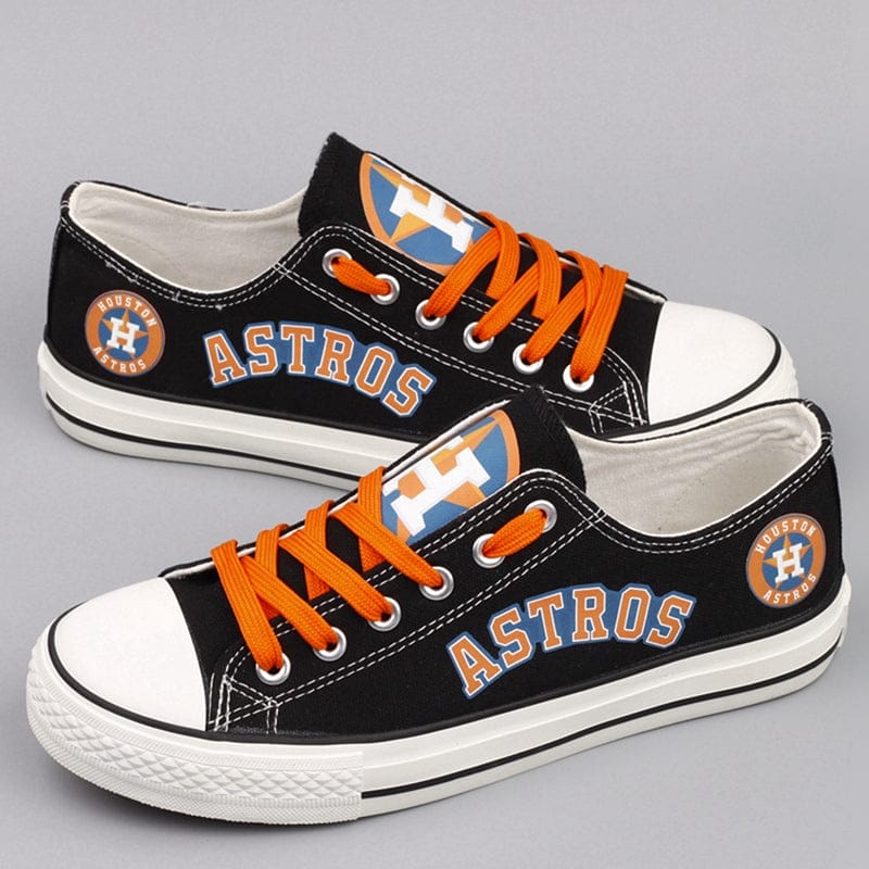 Houston Astros Limited Print Low Top Canvas Shoes Sport Sneakers For Men Women Fans - Image 5