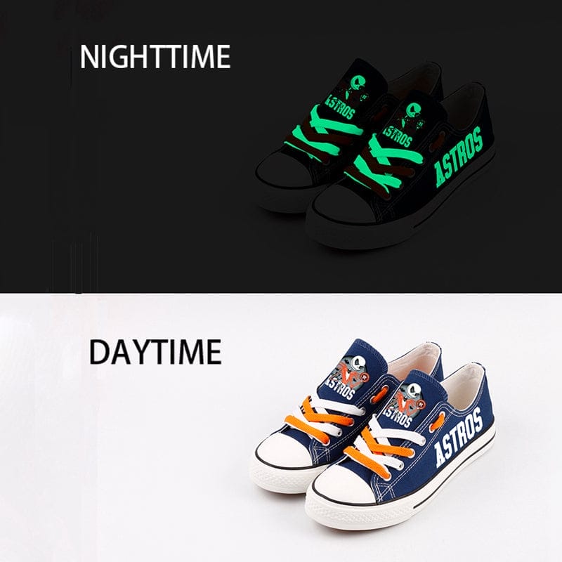 Houston Astros Limited Print Low Top Canvas Shoes Sport Sneakers For Men Women Fans - Image 2