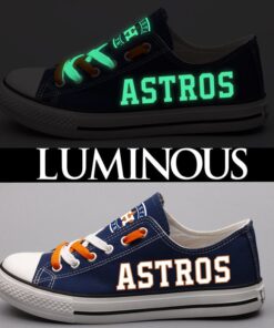 Houston Astros Limited Print MLB Students Low Top Canvas Shoes Sport Sneakers 4 120860b5 c0cd 4544 a238 e3b6b259dc4d