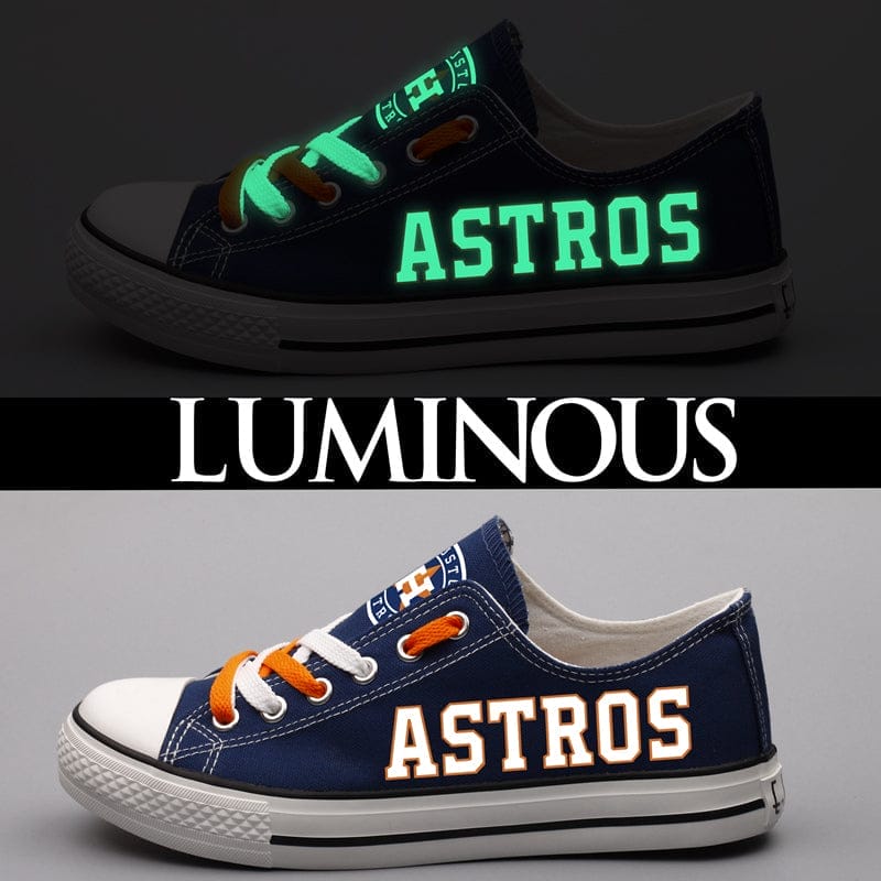 Houston Astros Limited Print Low Top Canvas Shoes Sport Sneakers For Men Women Fans - Image 3