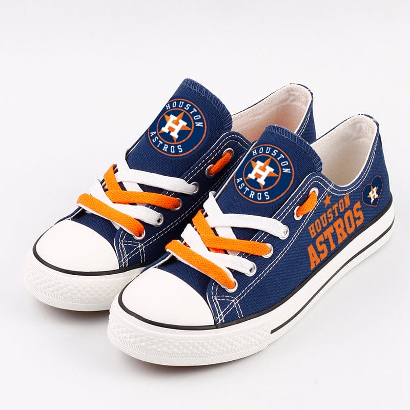Houston Astros Limited Print Low Top Canvas Shoes Sport Sneakers For Men Women Fans - Image 4