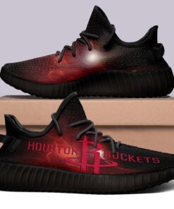 Alternative view of Houston Rockets NBA 350v Yeezy Sneakers For Men Women Fans