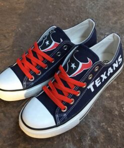 Houston Texans Low Top Canvas Sport Sneakers Shoes For Men Women Fans