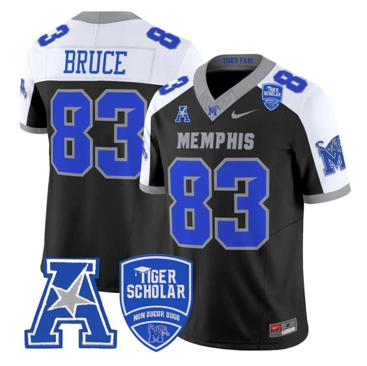 Isaac Bruce Jersey #83 Memphis Tigers 2025 Vapor Limited Stitched Black Alter 1 Isaac Bruce Jersey #83 Memphis Tigers 2025 Vapor Limited Stitched Black Alter