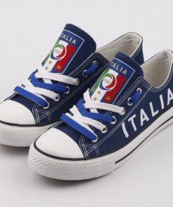 Italy Low Top Canvas Sport Sneakers Shoes For Men Women Fans