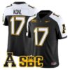 JJ Kohl Jersey 17 App State Mountaineers 2025 Vapor Limited Stitched Black Alter