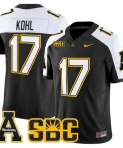 JJ Kohl Jersey #17 App State Mountaineers 2025 Vapor Limited Stitched