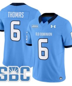 Ja'Cory Thomas Jersey #6 Old Dominion Monarchs 2025 Vapor Stitched Blue