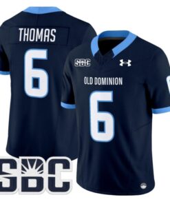 Ja'Cory Thomas Jersey #6 Old Dominion Monarchs 2025 Vapor Stitched Navy