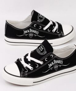 Alternative view of Jack Daniels Low Top Canvas Sport Sneakers Shoes For Men Women Fans
