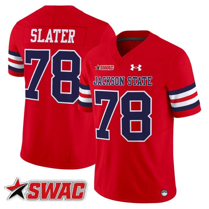 Jackie Slater Jersey #78 Jackson State Tigers 2025 Limited Stitched