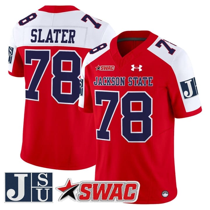 Jackie Slater Jersey #78 Jackson State Tigers 2025 Limited Stitched - Image 3