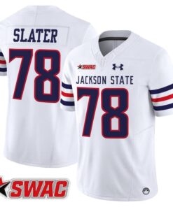 Alternative view of Jackie Slater Jersey #78 Jackson State Tigers 2025 Limited Stitched