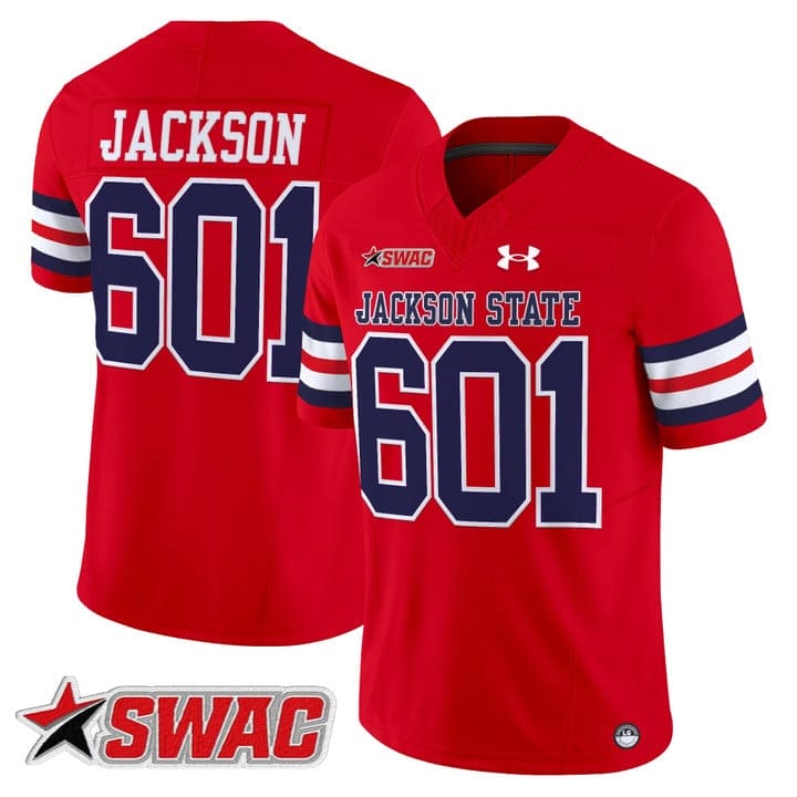 Jackson Jersey #601 Jackson State Tigers 2025 Vapor Limited Stitched