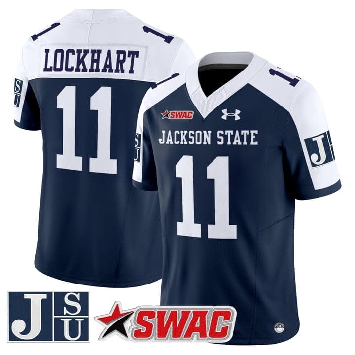 Jared Lockhart Jersey #11 Jackson State Tigers 2025 Limited Stitched - Image 5