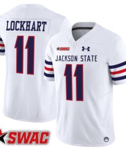 Alternative view of Jared Lockhart Jersey #11 Jackson State Tigers 2025 Limited Stitched