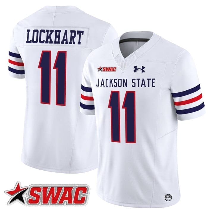 Jared Lockhart Jersey #11 Jackson State Tigers 2025 Limited Stitched - Image 2