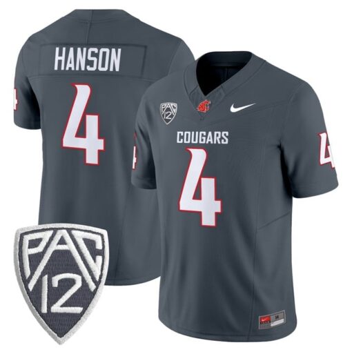 Jason Hanson Jersey #4 Washington State Cougars 2025 V2 Vapor Limited Stitched