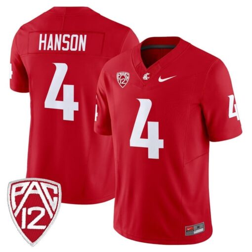 Jason Hanson Jersey #4 Washington State Cougars 2025 Vapor Limited Stitched - Image 4