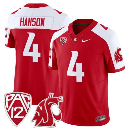 Jason Hanson Jersey #4 Washington State Cougars 2025 Vapor Limited Stitched - Image 3