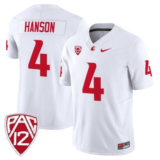 Jason Hanson Jersey #4 Washington State Cougars 2025 Vapor Limited Stitched - Image 5